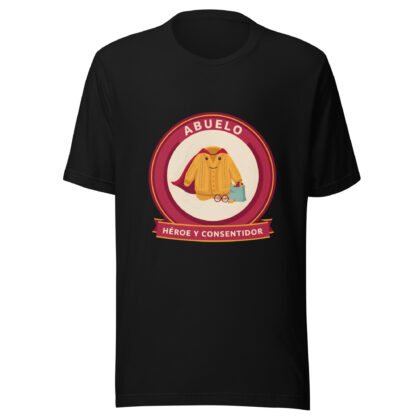 Playera unisex Abuelo: héroe y consentidor