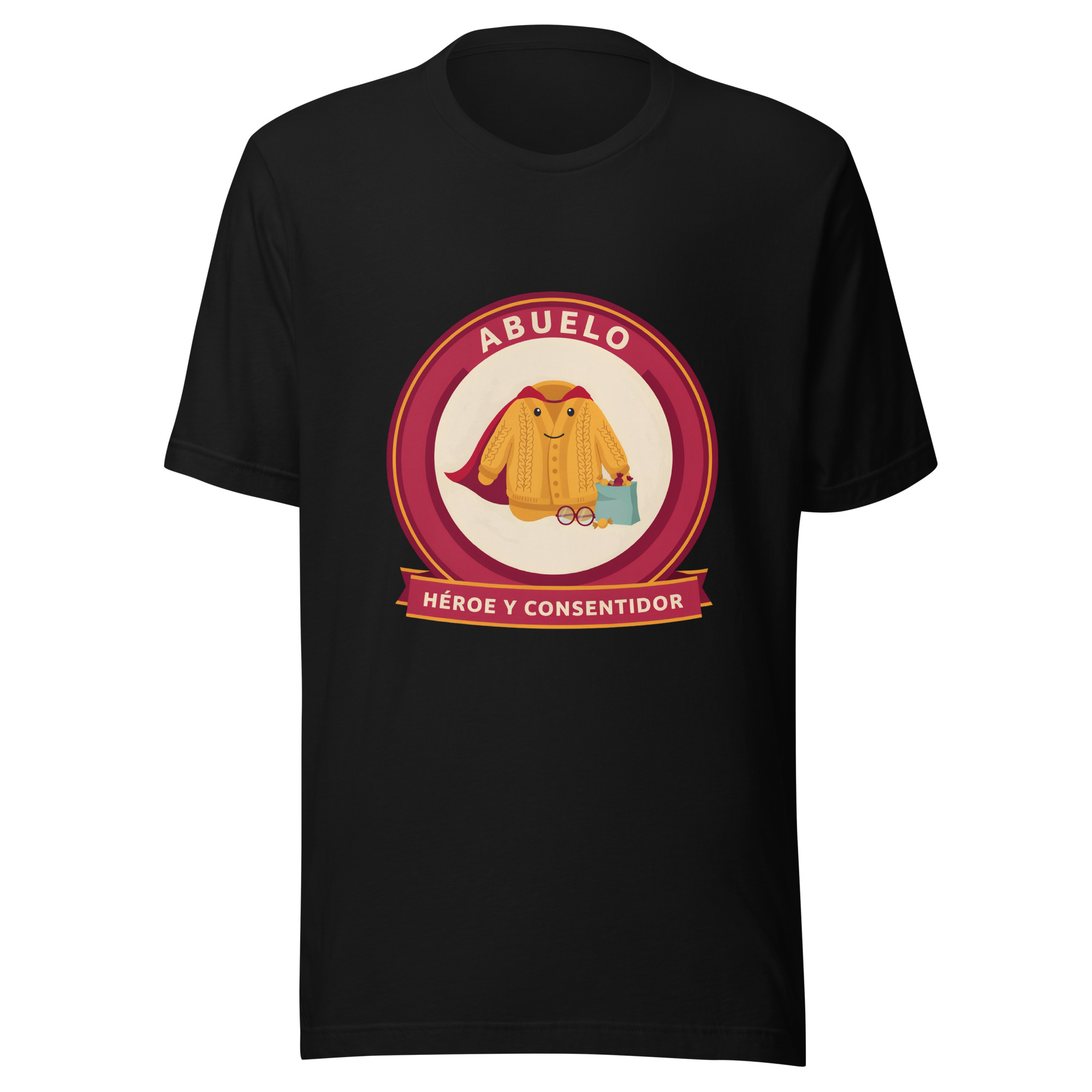 Playera unisex Abuelo: héroe y consentidor