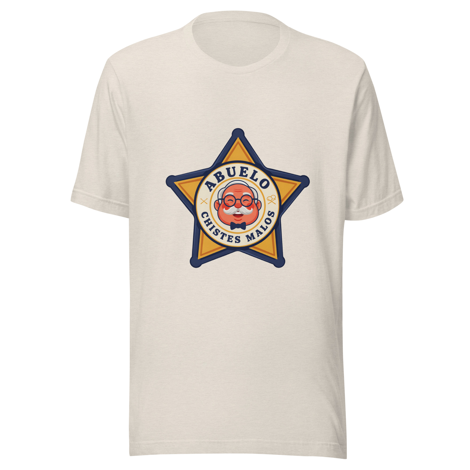 Playera unisex Abuelo: chistes malos - Image 3