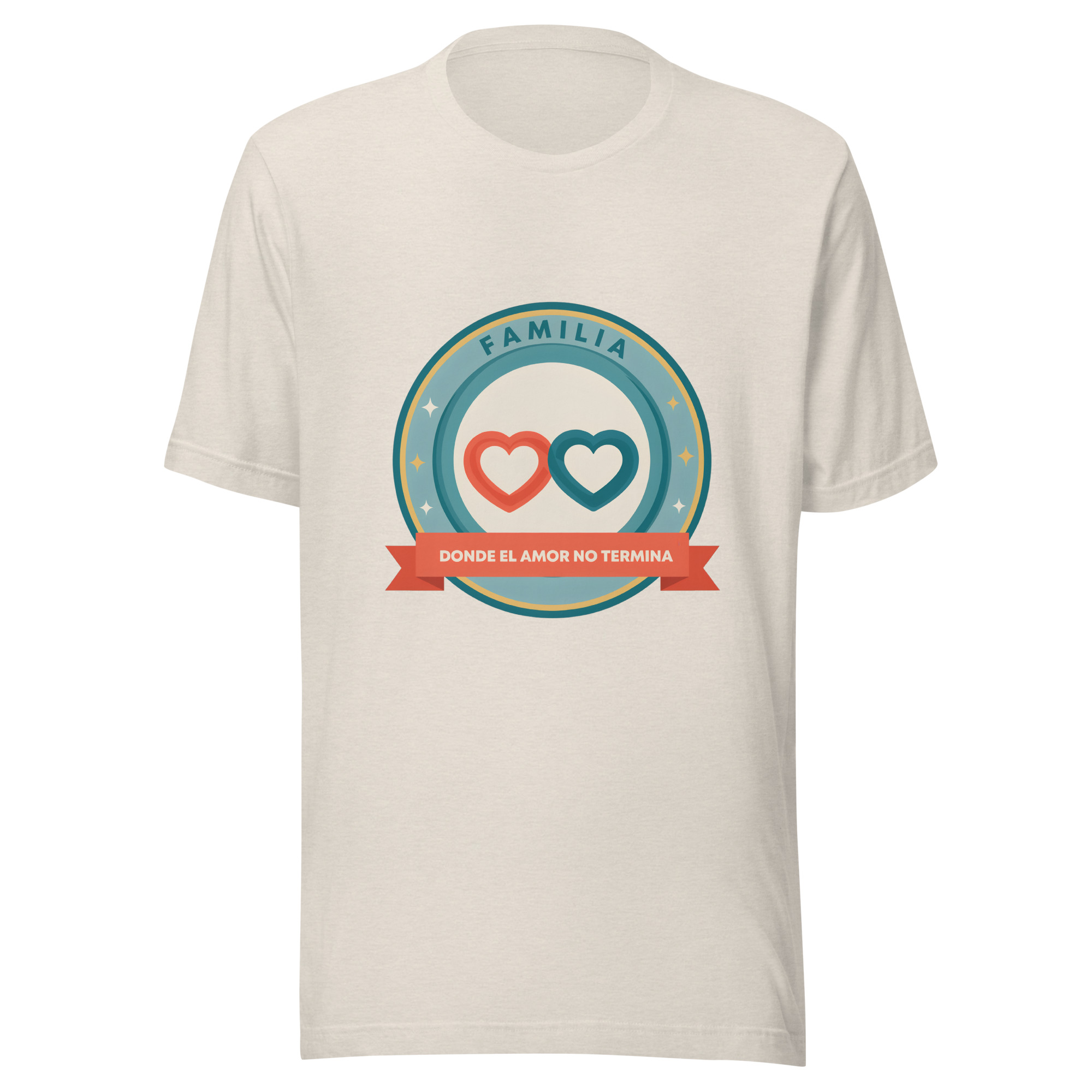 Playera unisex Familia: donde el amor no termina - Image 3