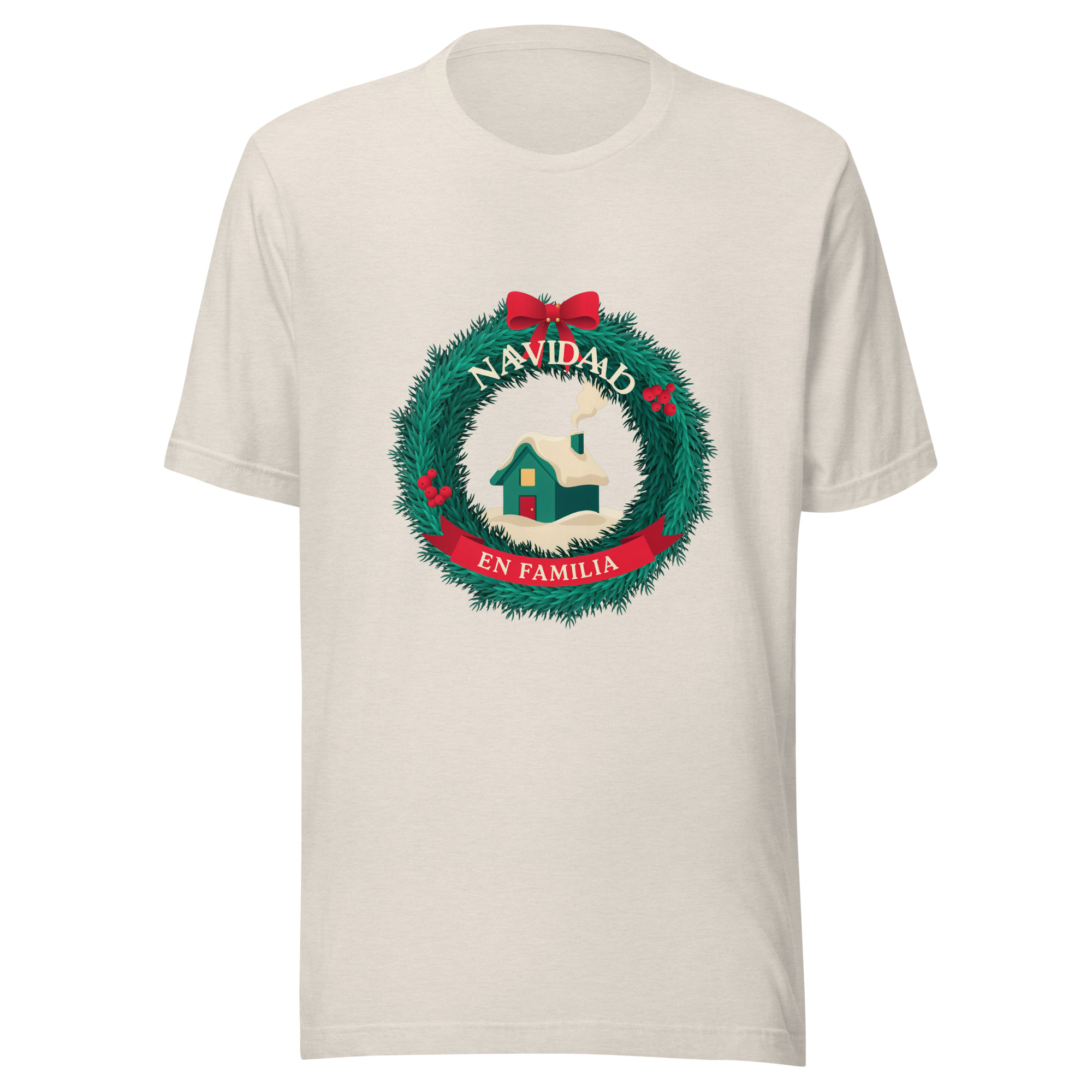 Playera unisex Navidad en familia - Image 3