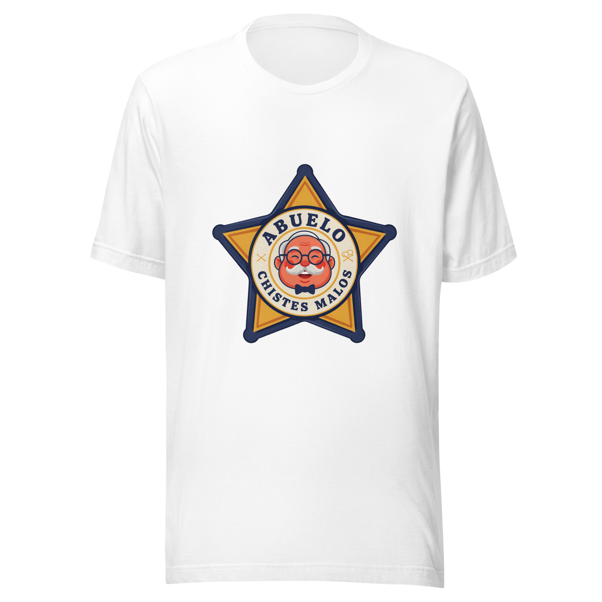 Playera unisex Abuelo: chistes malos - Image 4