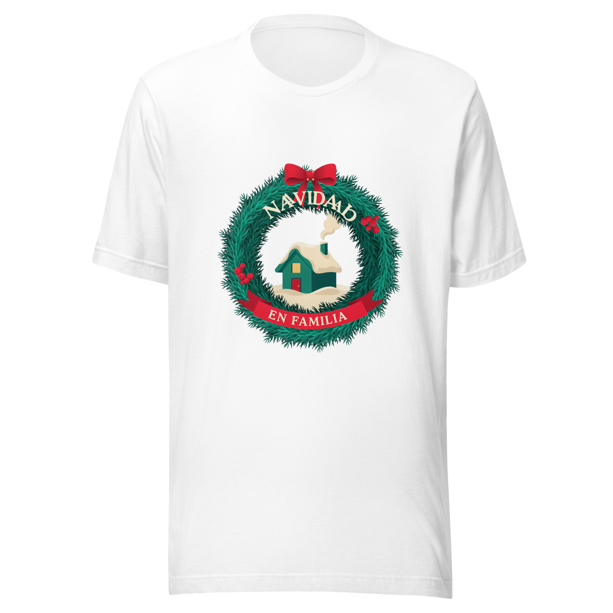 Playera unisex Navidad en familia - Image 4
